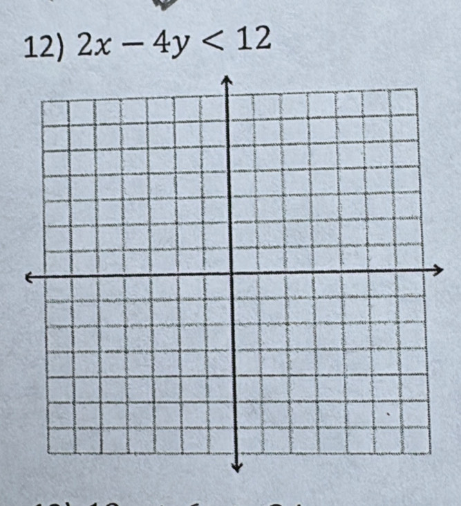 2x-4y<12</tex>