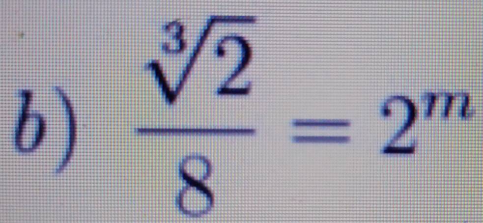  sqrt[3](2)/8 =2^m