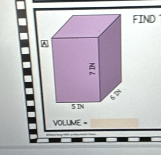 FIND
VOLUME =