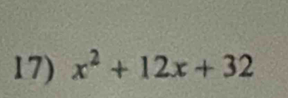 x^2+12x+32