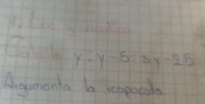 Codk y· y-5=3y-25
Aligomonto ba selpotsto