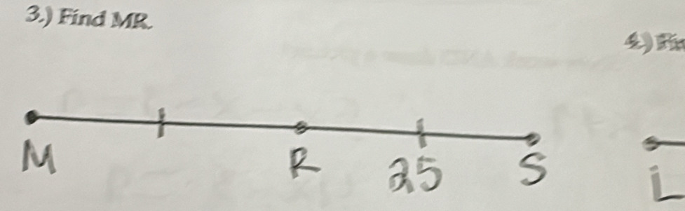 3.) Find MR. 
4)