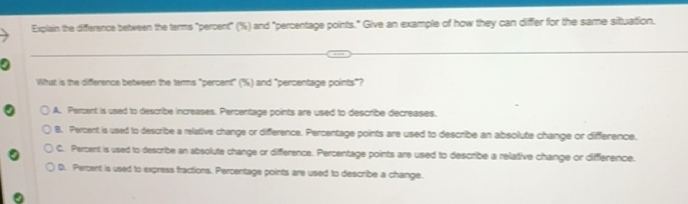 Solved: Explain the difference between the terms 