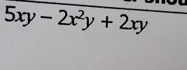 5xy-2x^2y+2xy