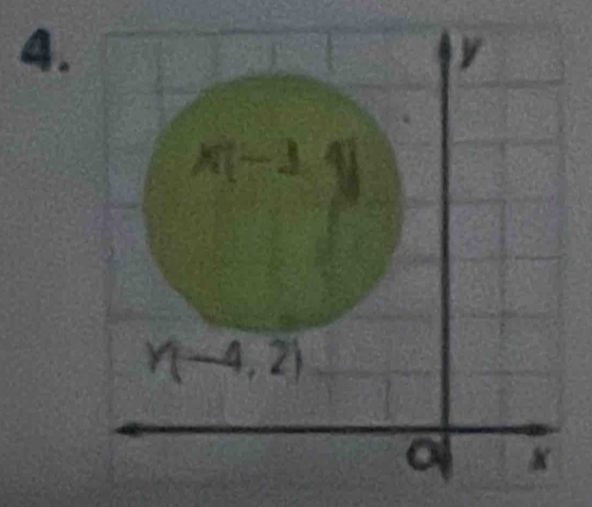 y
x(-1,4)
Y(-4,2)
x