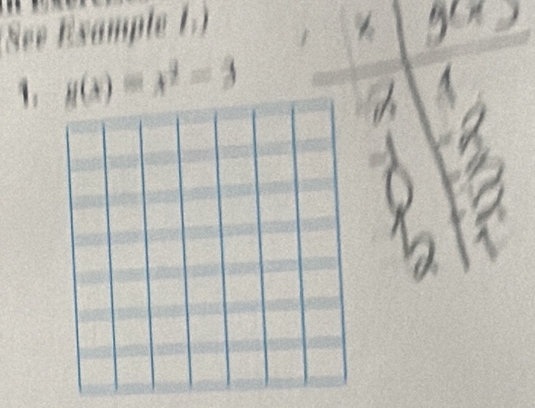 See Esample L) 
1. g(x)=x^2-3