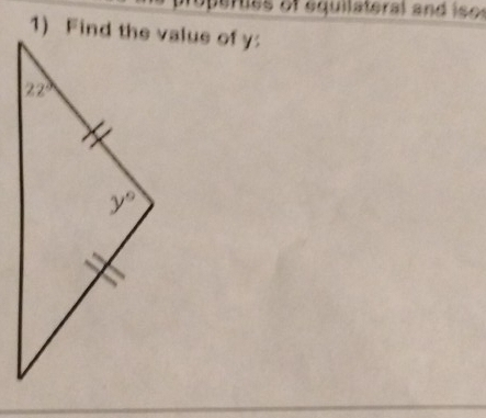 opertes of equilateral and iso