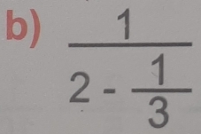 frac 12- 1/3 