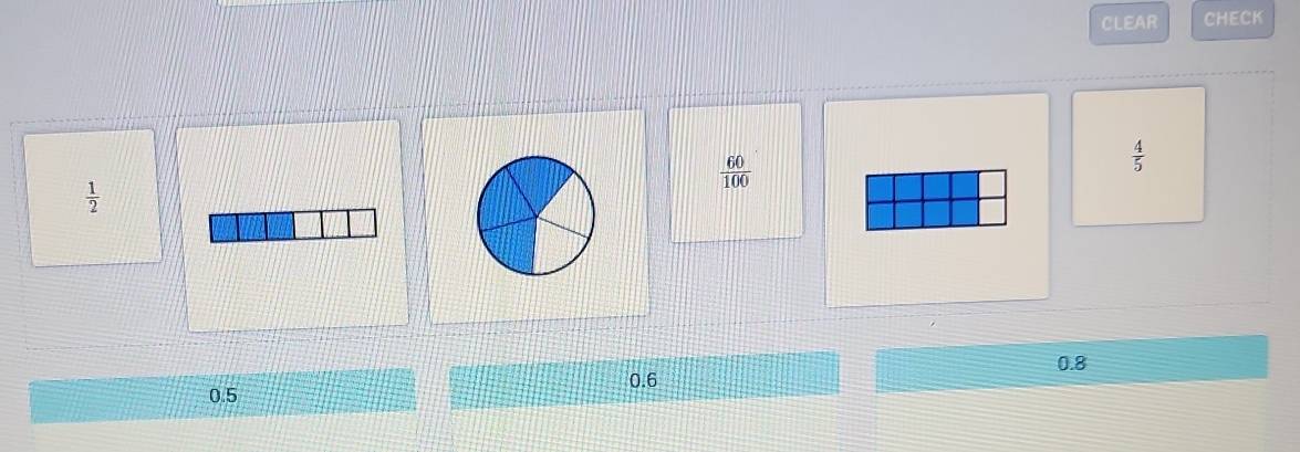 CLEAR CHECK
 60/100 
 4/5 
 1/2 
0.8
0.5 0.6