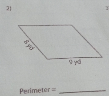 Perimeter =_