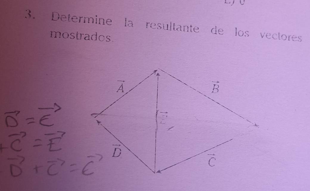 Determine la resultante de los vectores
mostrados.