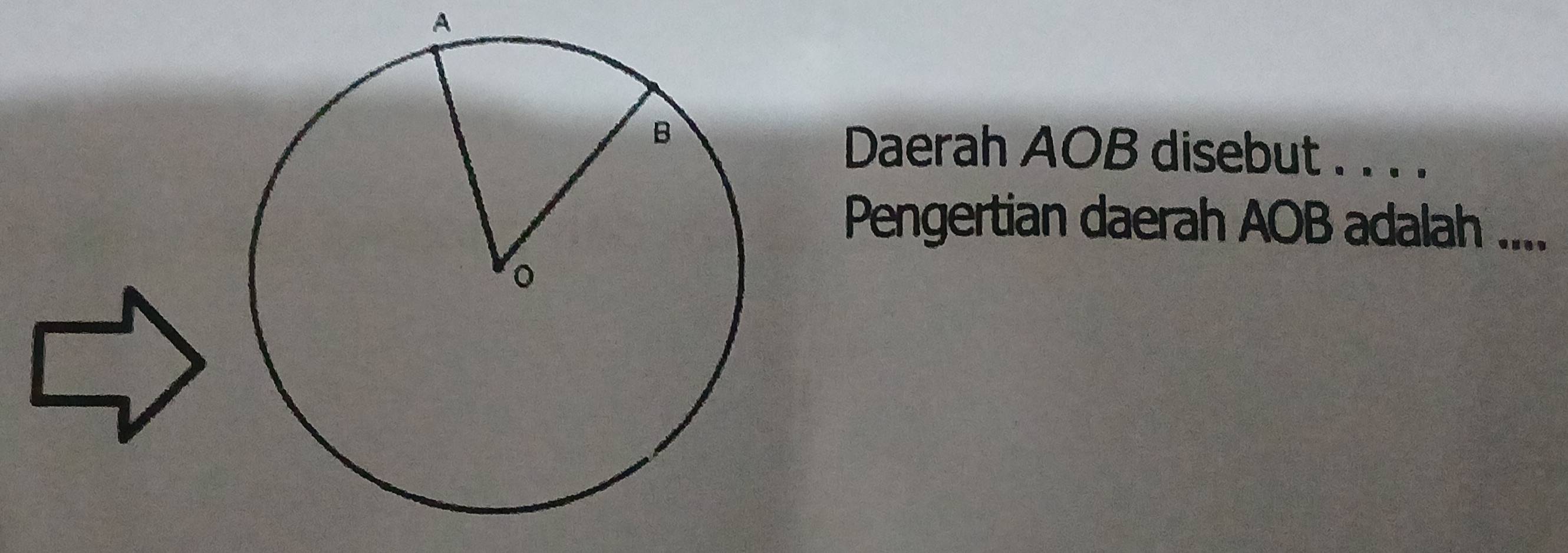 A 
Daerah AOB disebut . . . . 
Pengertian daerah AOB adalah ....