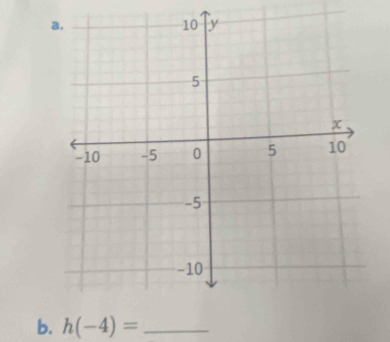 h(-4)= _