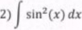 ∈t sin^2(x)dx