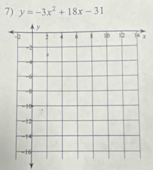 y=-3x^2+18x-31