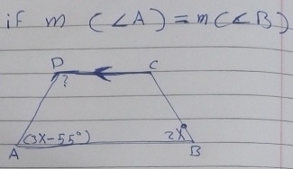 if m(∠ A)=m(∠ B)