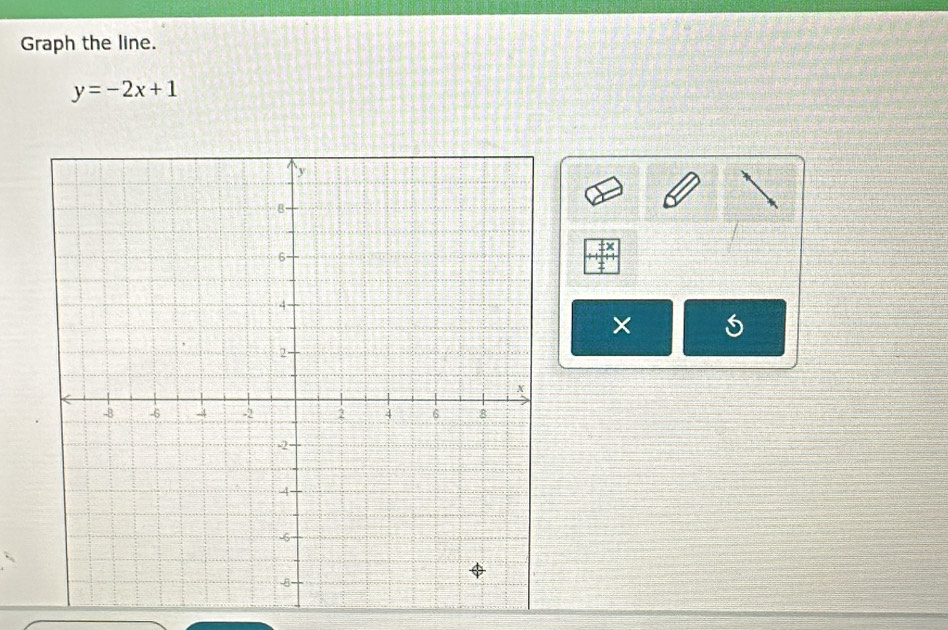 Graph the line.
y=-2x+1
×