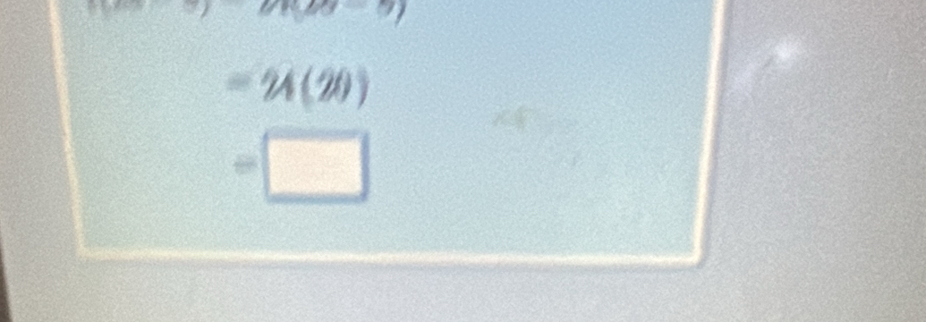 ∠ Q
k2a-7)
=24(20)
=□