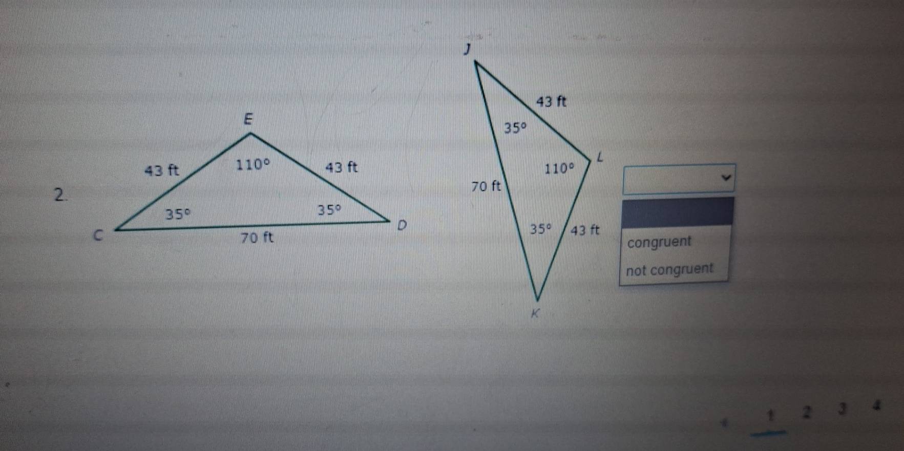 congruent
not congruent
1
-8