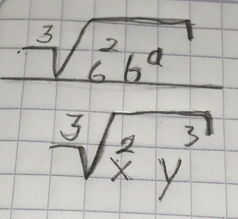 frac sqrt[3](2h^4)sqrt[3](frac 8)xy^3