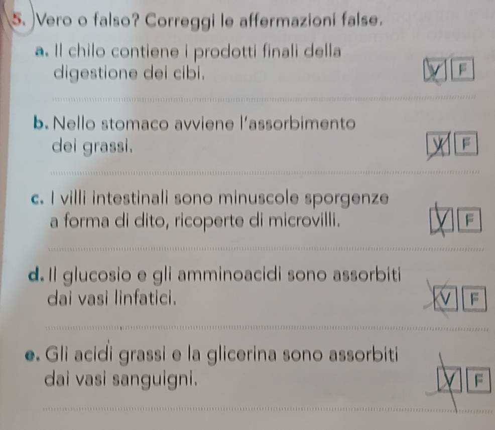 Risolto:)Vero o falso? Correggi le affermazioni false. a. Il chilo ...