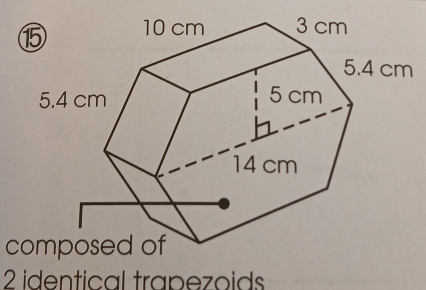 2 identical trapezoids