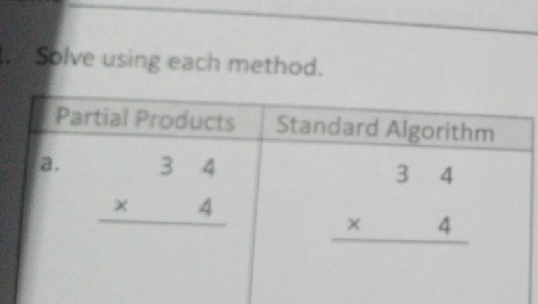 Solve using each method.