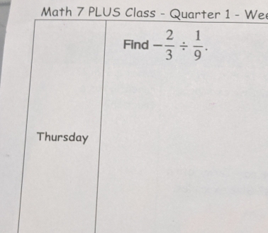 Math 7 ee