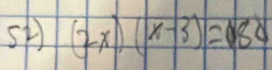 sA (2x)(x-3)=080