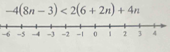 -4(8n-3)<2(6+2n)+4n
-6