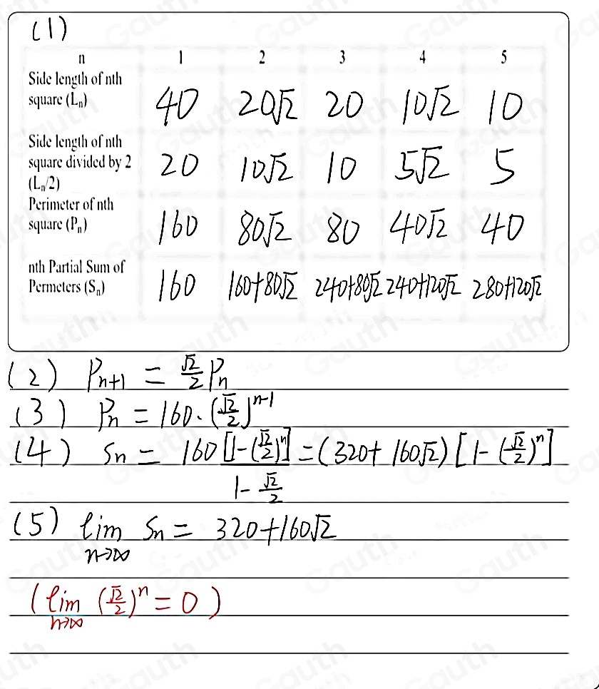 Solved: Nested Squares Draw a square. Assume this square has a ...