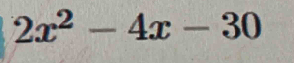 2x^2-4x-30