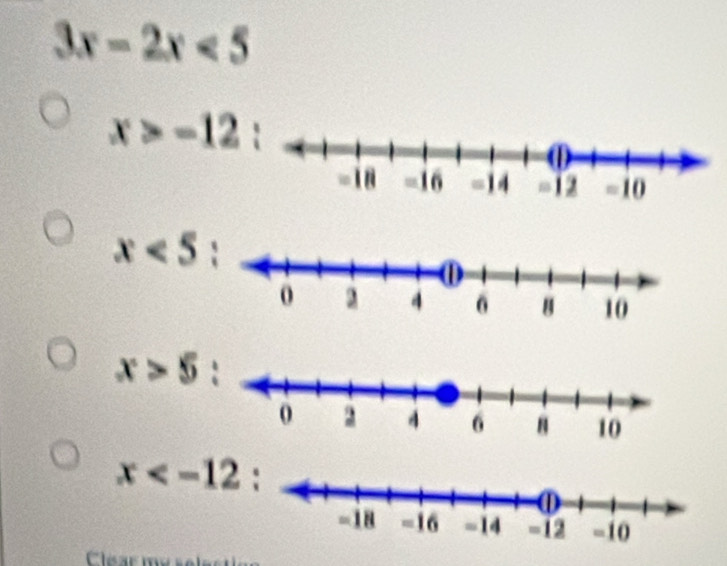 3x-2x<5</tex>
Cléar