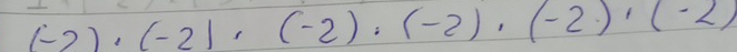 (-2),(-2), (-2), (-2), (-2), (-2)