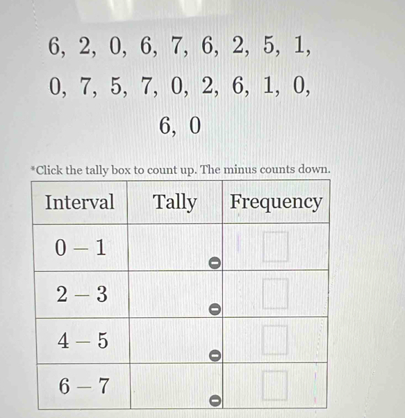 6, 2, 0, 6, 7, 6, 2, 5, 1,
0, 7, 5, 7, 0, 2, 6, 1, 0,
6, 0