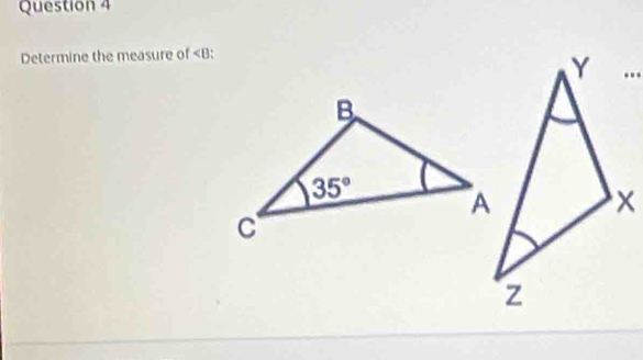 Determine the measure of