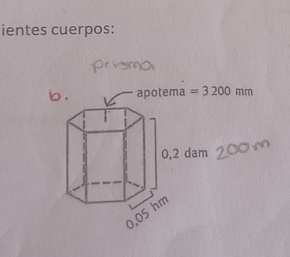 ientes cuerpos:
b .