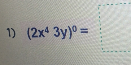 (2x^43y)^0=□