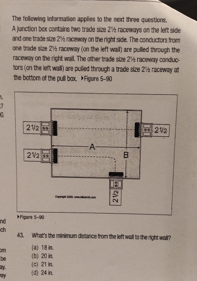 Solved: The following information applies to the next three questions ...