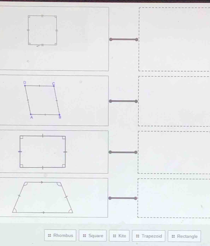 Rhombus Square Kite Trapezoid Rectangle