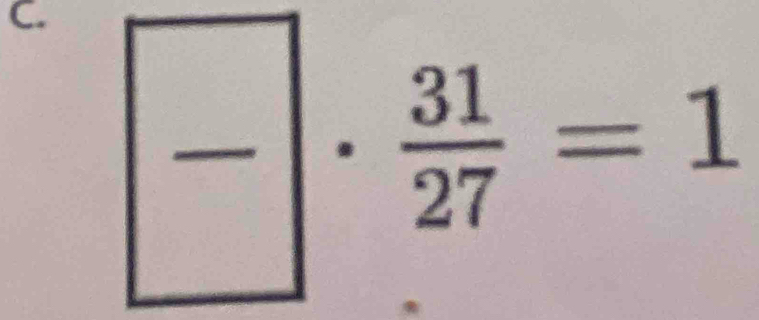 (
-|·  31/27 =1