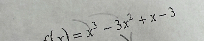 c(x)=x^3-3x^2+x-3