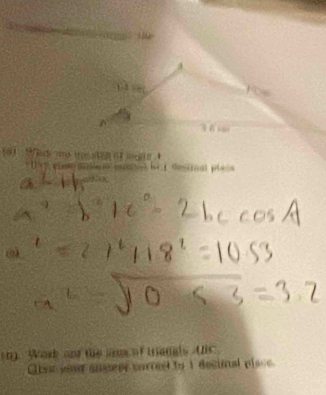 deimal l 
n. Work and the a of tranals AiC 
uegr correel to 1 desimal p l s