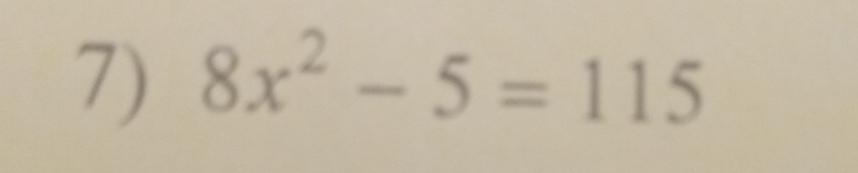 8x^2-5=115