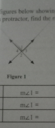 figures below showin 
protractor i  th 
Figure 1