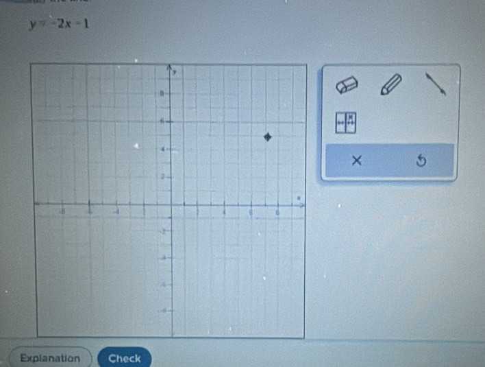 y=-2x-1
× 5 
Explanation Check