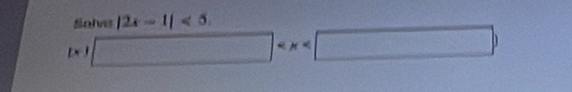 Snlve |2x-1|<5</tex>.
[x] □