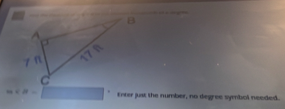 m Enter just the number, no degree symbol needed.