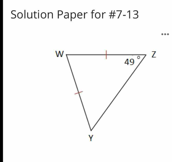 Solution Paper for #7-13