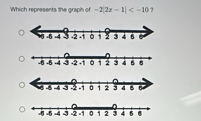 Which represents the graph of -2|2x-1| ？